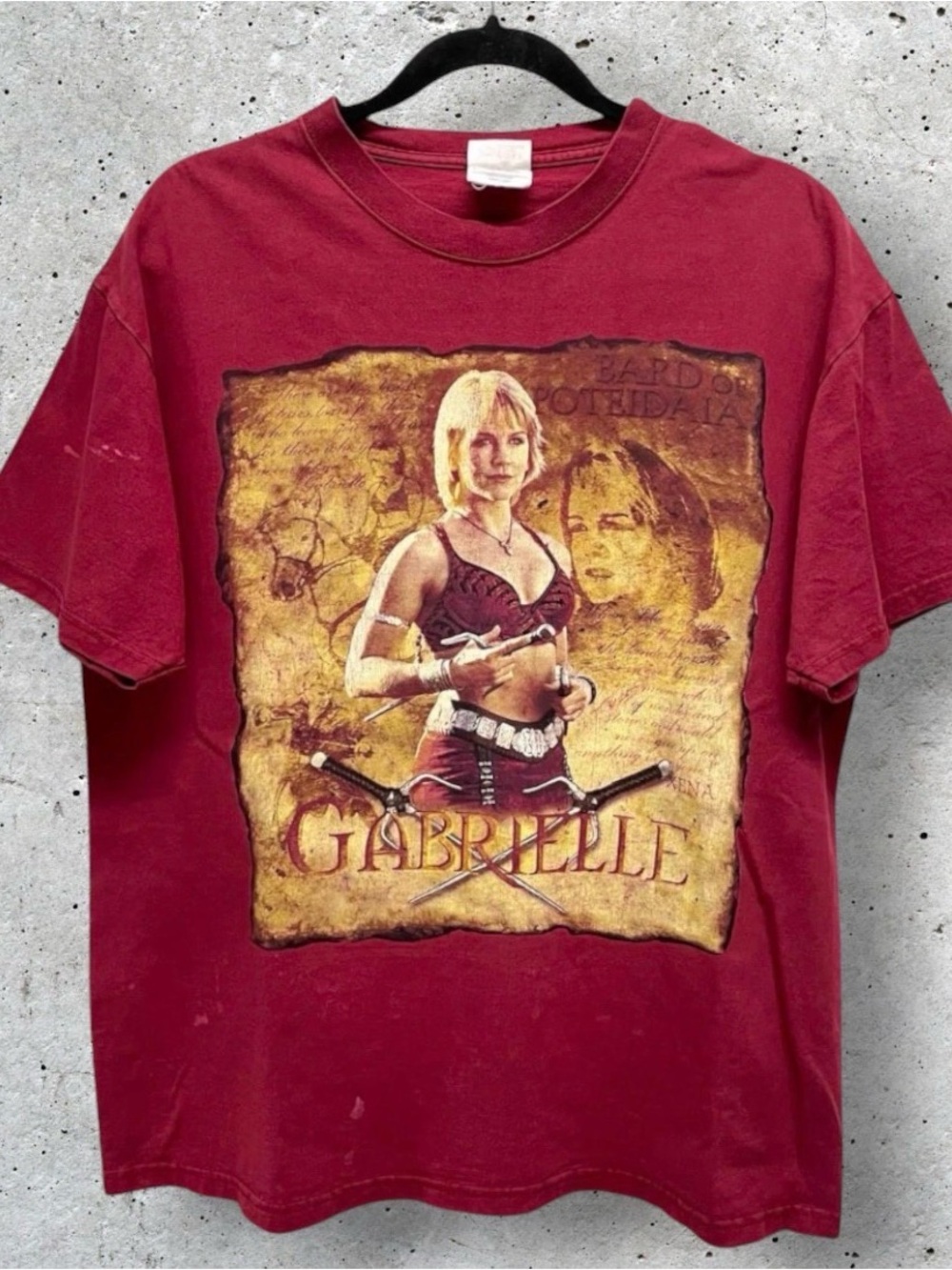 Vintage 1990s Gabrielle Xena Warrior Princess T-Shirt // L